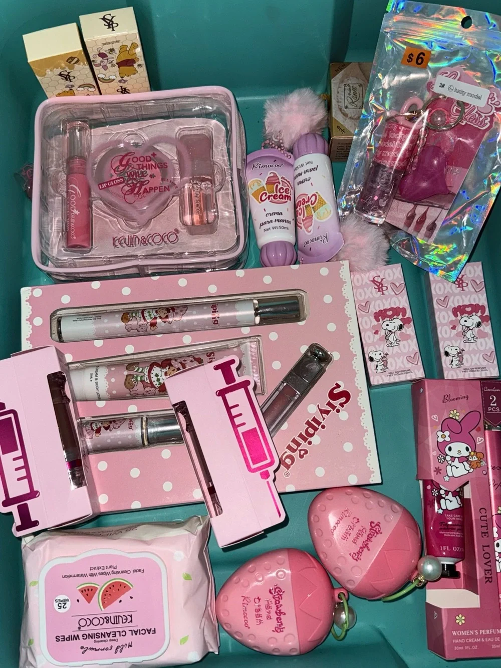 Cute Pink Lip & Body Gift Set - Unbranded